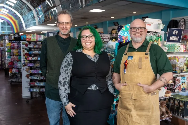 Games of Berkeley co-owners Sean Gore, Gwendolyn Reza and Erik Bigglestone will bring some classics and bestsellers to the Berkeley Holiday Gift Fair Nov. 30. Credit: Kelly Sullivan