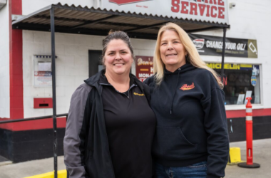 Located on Gilman St at Sixth for over 60 years, Don's Tires is now managed by two women, one of them being Don’s daughter.